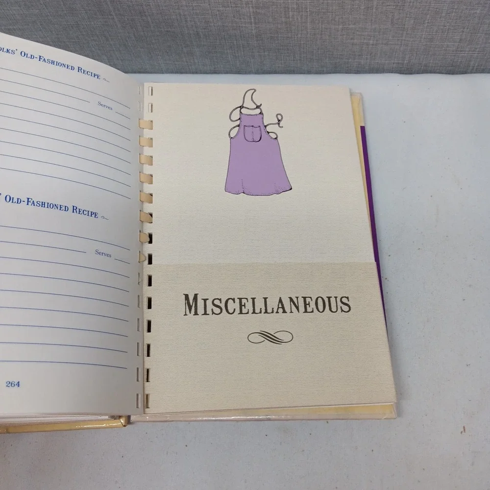 Home Folks Old Fashioned Recipe Keeper Sweetwater Press Vintage Blank Cookbook